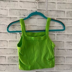 Vibrant Green Tank Top